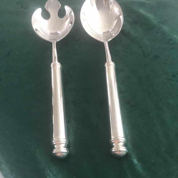 LIKE NEW SILVER-PLATE SERVERS - Picture 2 of 7